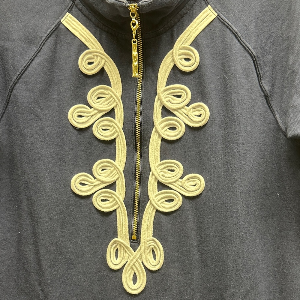 Lilly Pulitzer Skipper Popover Dress in Navy Blue - Picture 4 of 7